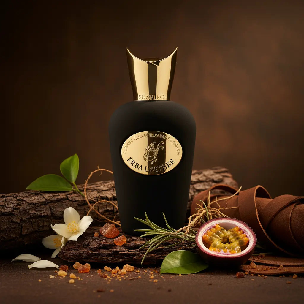 Erba Leather Eau de Parfum Unissex - Sospiro