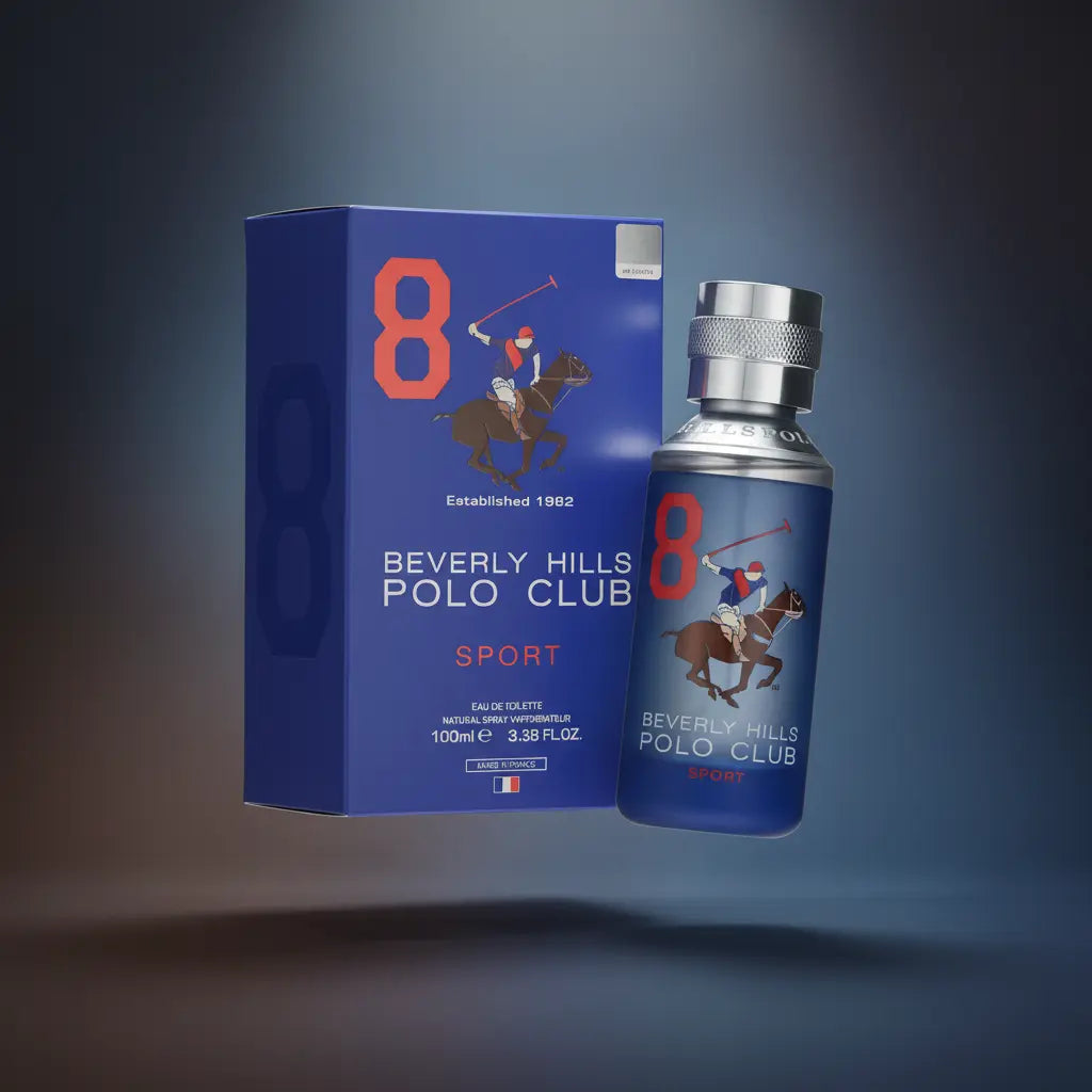 Beverly Hills Polo Club Sport 8 Eau de Toilette Masculino - Beverly Hills Polo Club