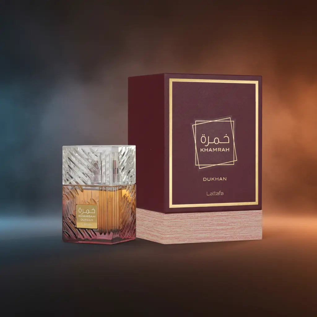 Khamrah Dukhan Eau de Parfum Unissex - Lattafa