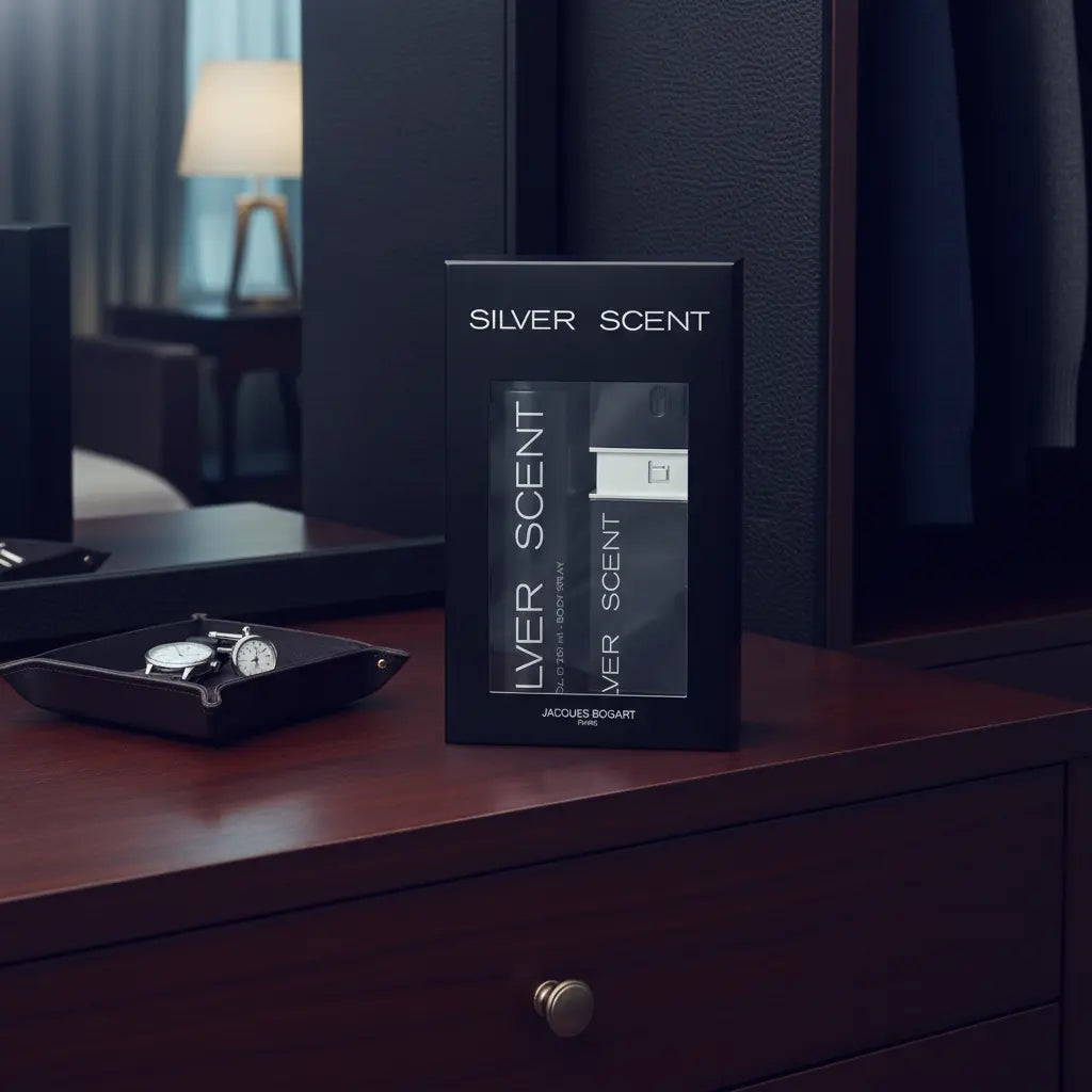 Kit Silver Scent Eau de Toilette e Body Spray Masculino - Jacques Bogart