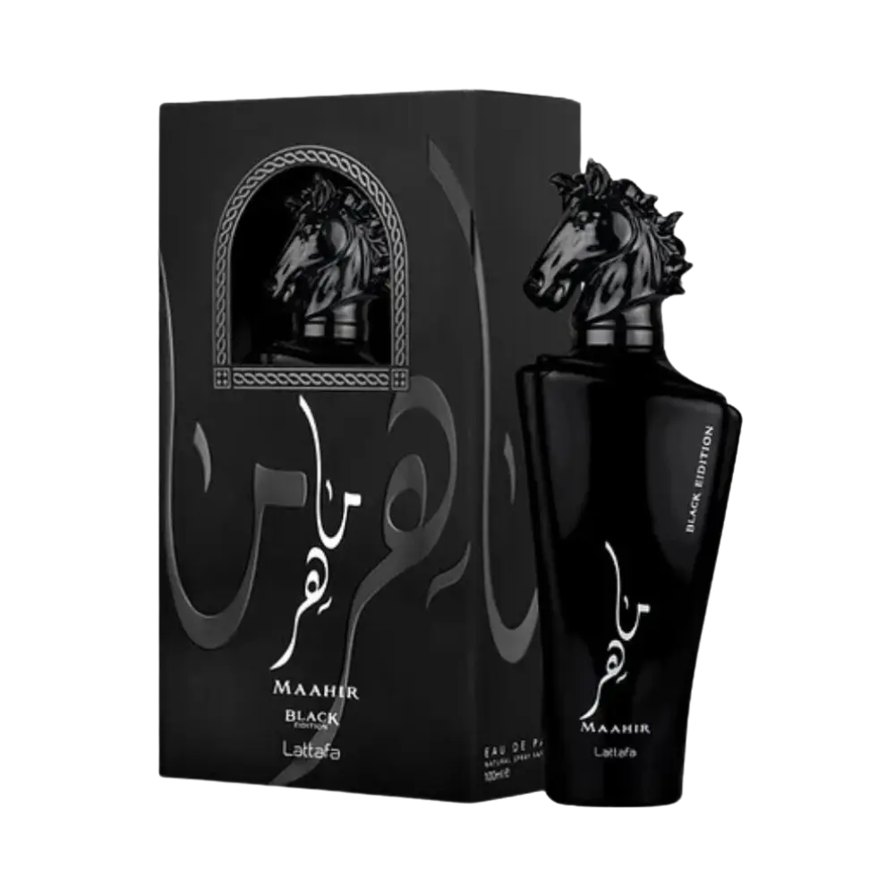Maahir Black Edition Eau de Parfum Unissex - Lattafa
