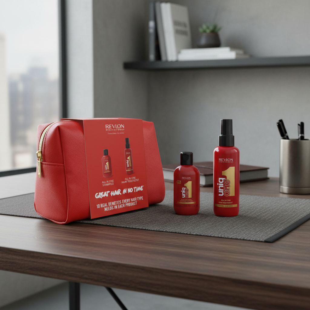 Kit UniqOne All in One Shampoo + Hair Treatment Leave-in + Nécessaire - Revlon Professional Professional - Revlon Professional