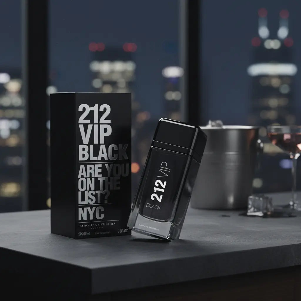 212 VIP Black Eau de Parfum Masculino - Carolina Herrera