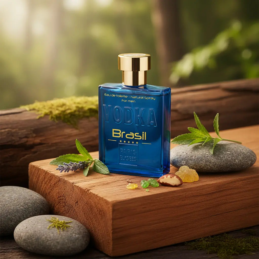 Vodka Brasil Azul Eau de Toilette Masculino - Paris Elysees