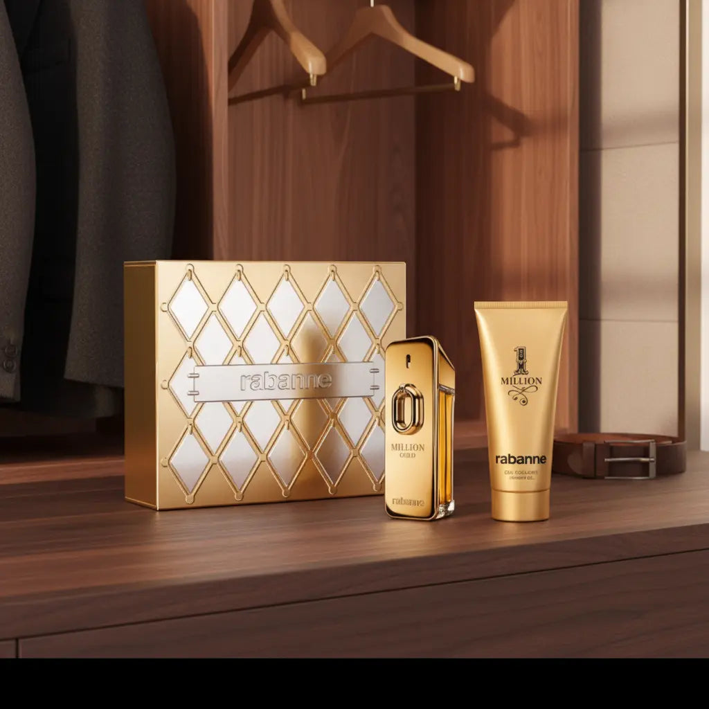 Kit 1 Million Gold Eau de Parfum Intense + Shower Gel Masculino - Rabanne
