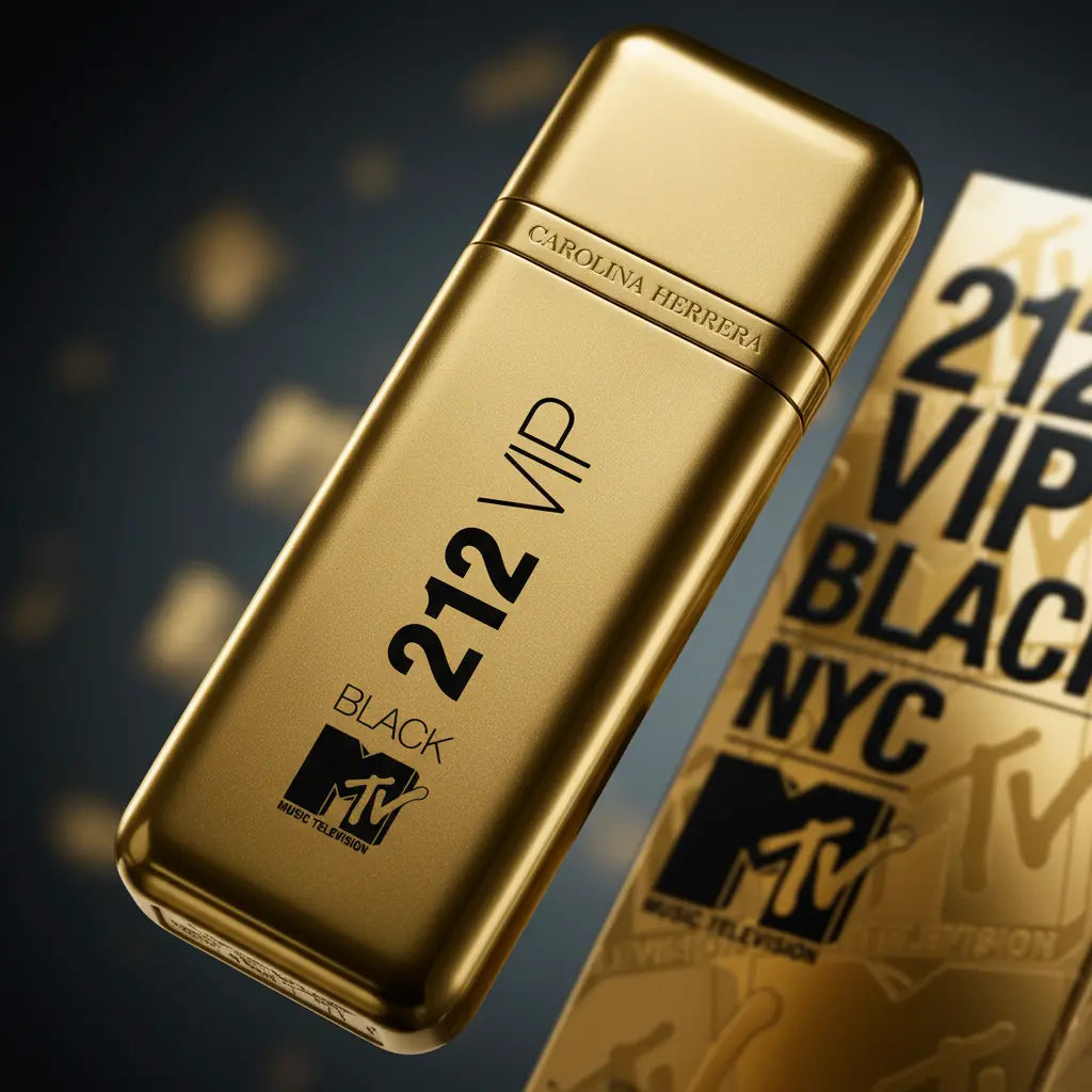 212 VIP Black NYC MTV Eau de Parfum Masculino - Carolina Herrera