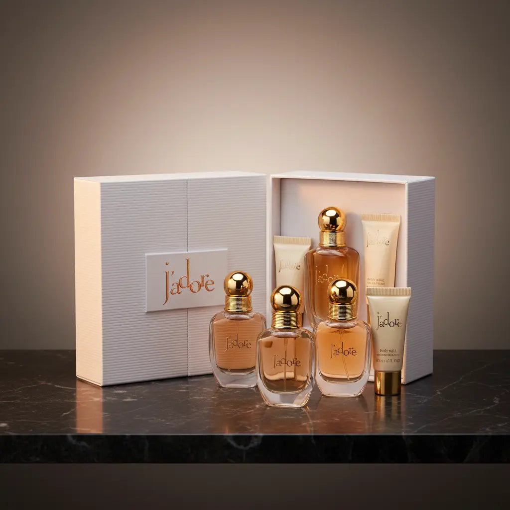 Kit Miniatura J'adore com Eau de Parfum Feminino e Loção Corporal - Dior