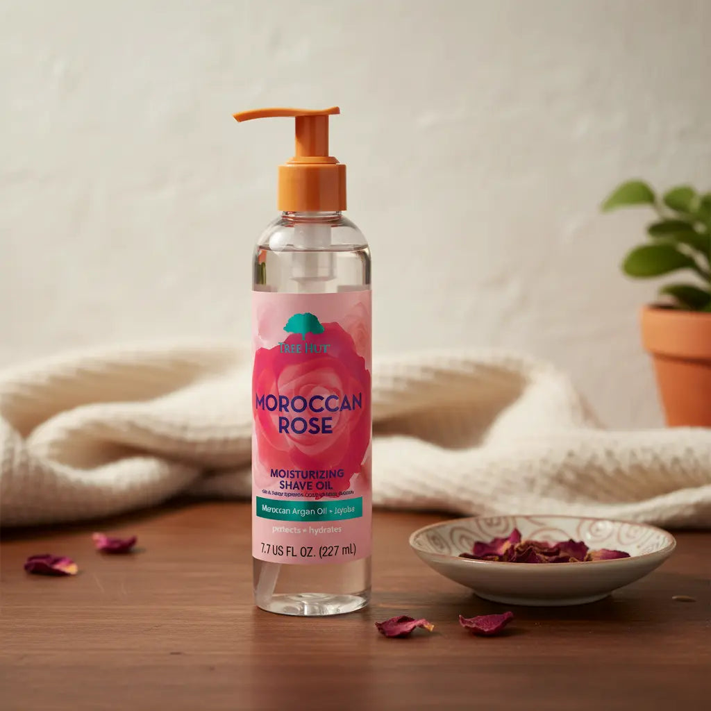 Moroccan Rose Moisturizing Shave Oil - Óleo para Depilação - Tree Hut