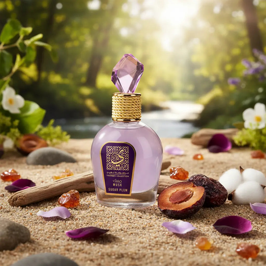 Musk Sugar Plum Thameen Collection Eau de Parfum Feminino - Lattafa