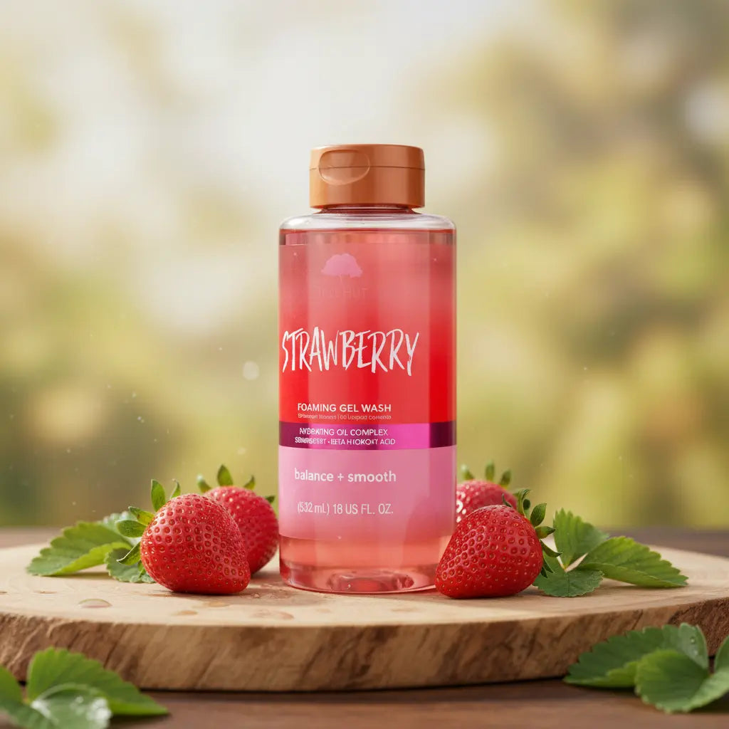 Tree Hut Strawberry Foaming Gel Body Wash - Tree Hut