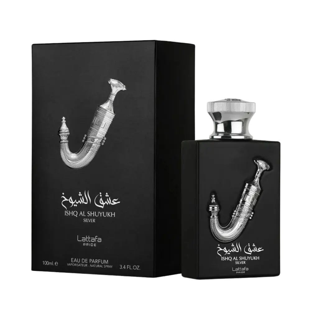 Ishq Al Shuyukh Silver Eau de Parfum Unissex - Lattafa