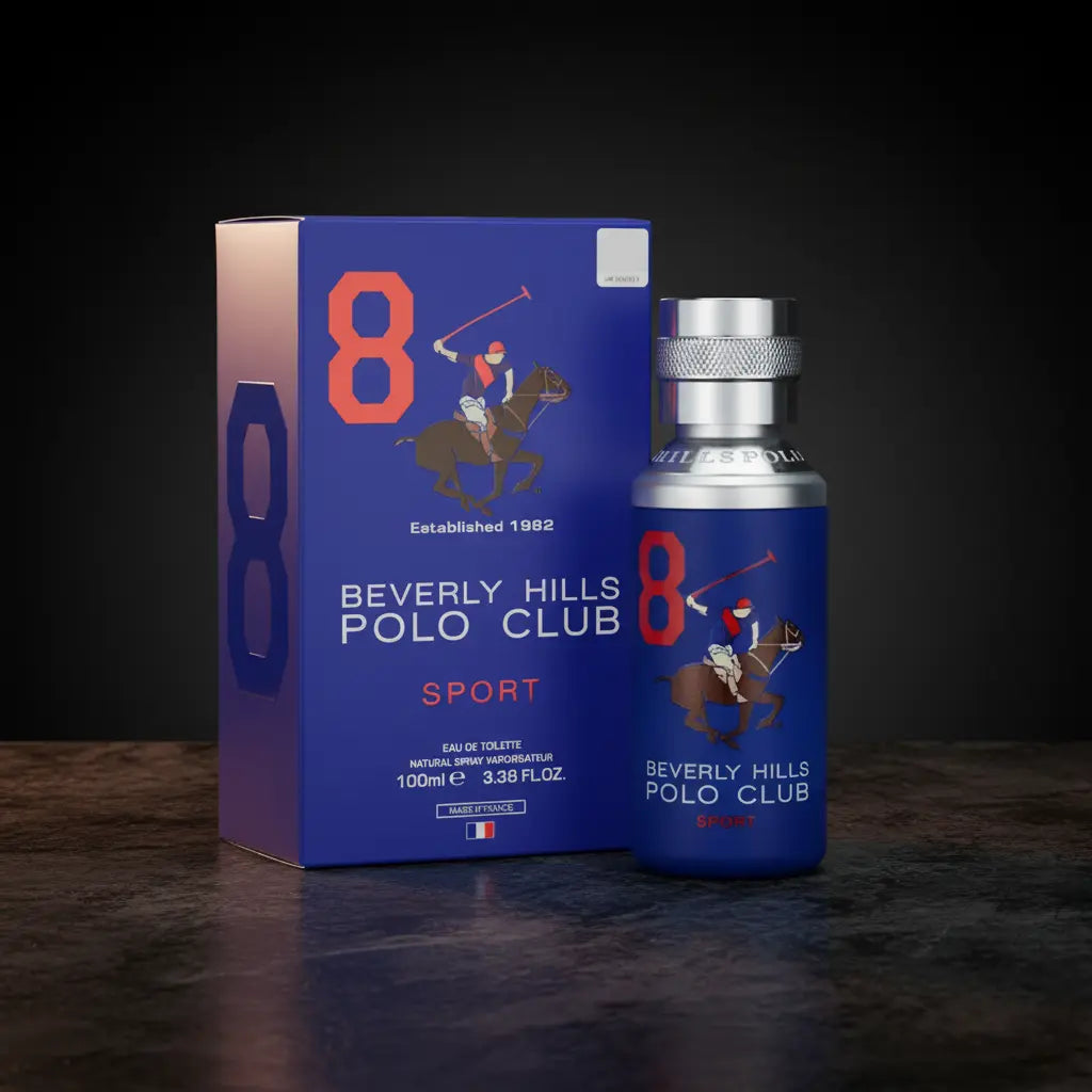 Beverly Hills Polo Club Sport 8 Eau de Toilette Masculino - Beverly Hills Polo Club