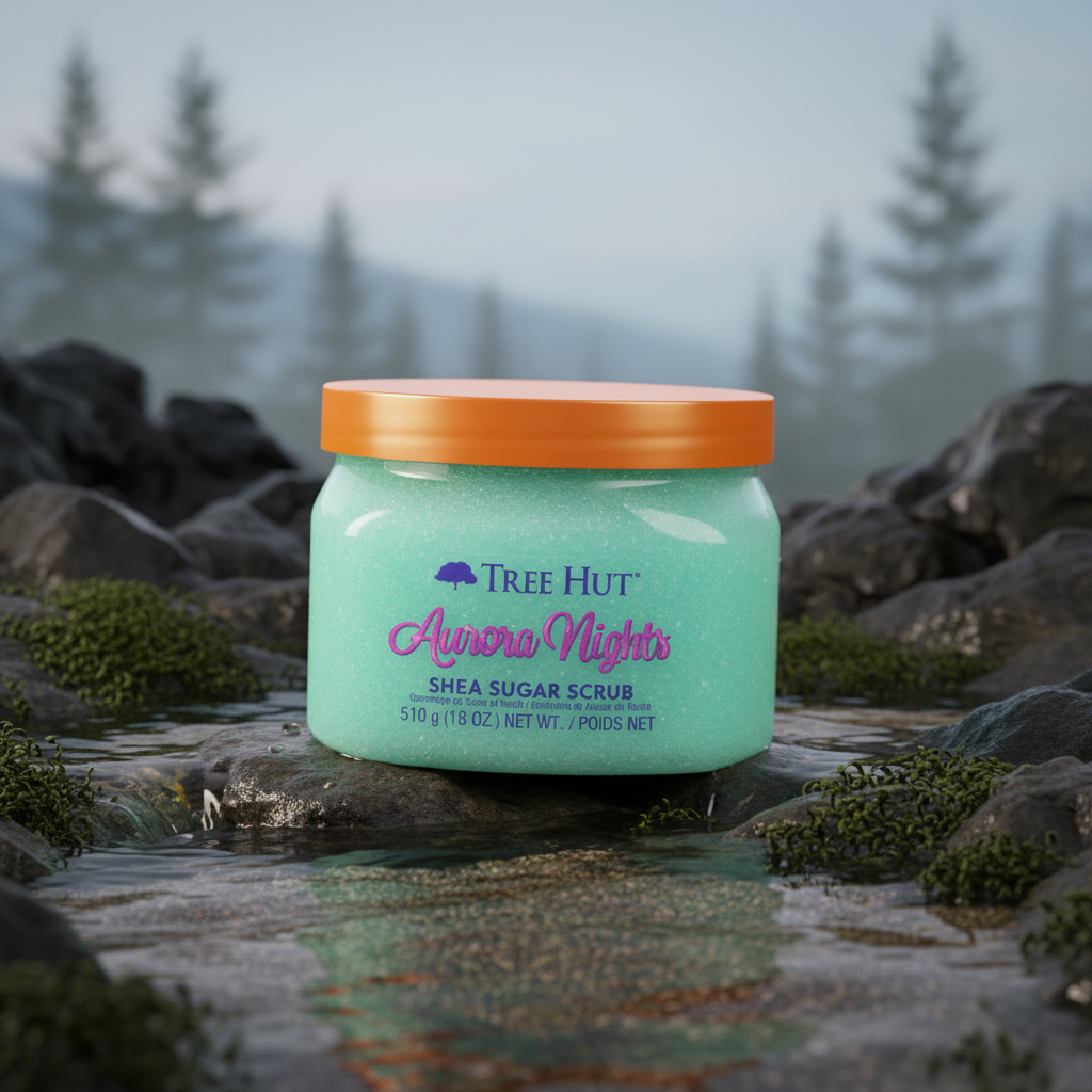 Aurora Nights Shea Sugar Scrub Esfoliante Corporal - Tree Hut
