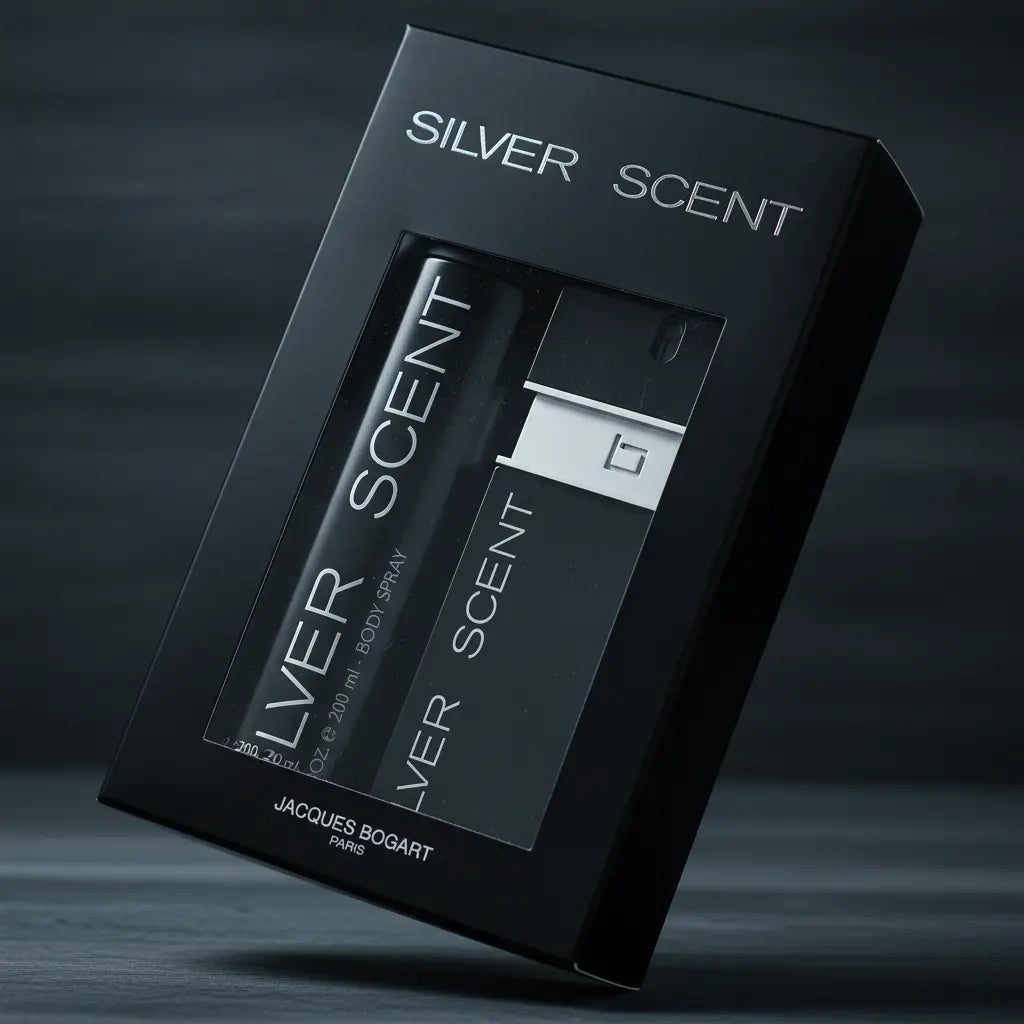 Kit Silver Scent Eau de Toilette e Body Spray Masculino - Jacques Bogart