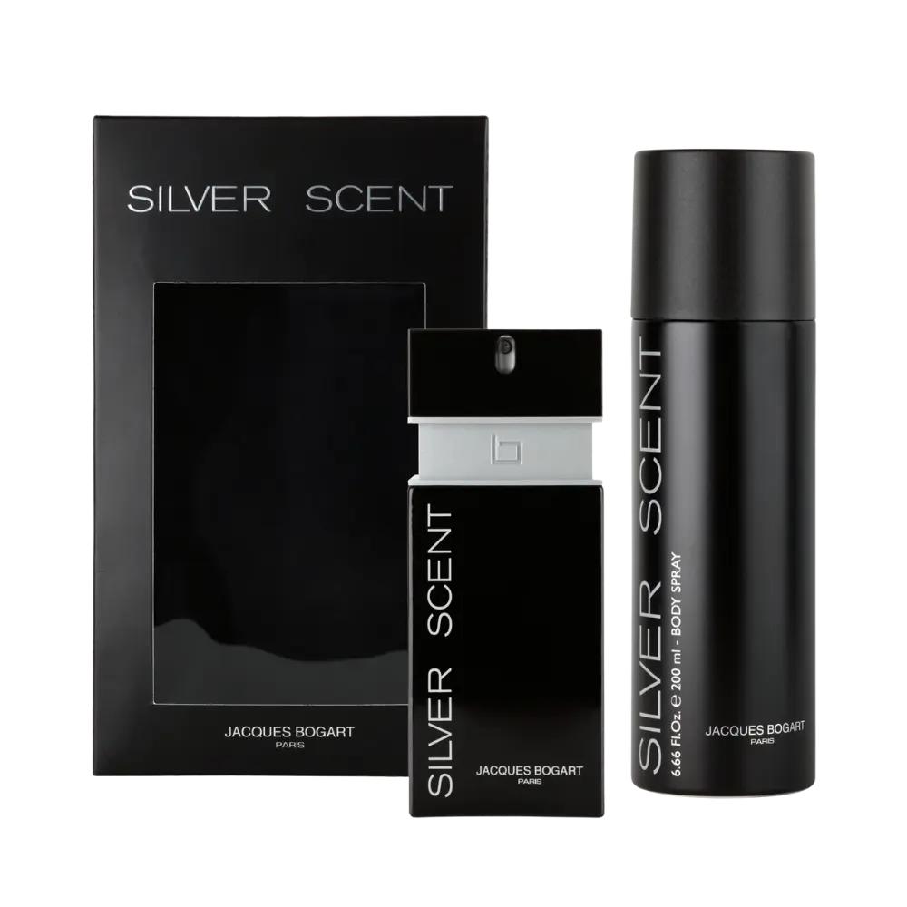 Kit Silver Scent Eau de Toilette e Body Spray Masculino - Jacques Bogart