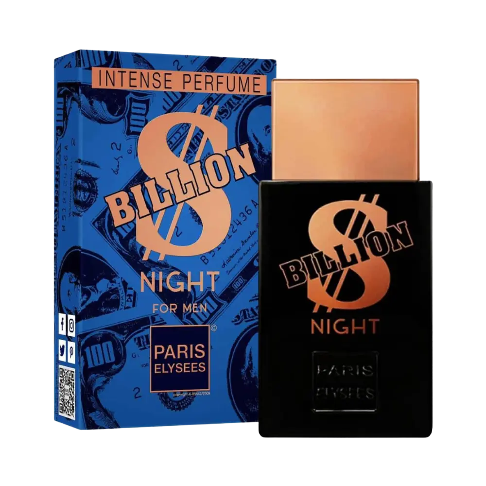 Billion Night Eau de Toilette Masculino - Paris Elysees