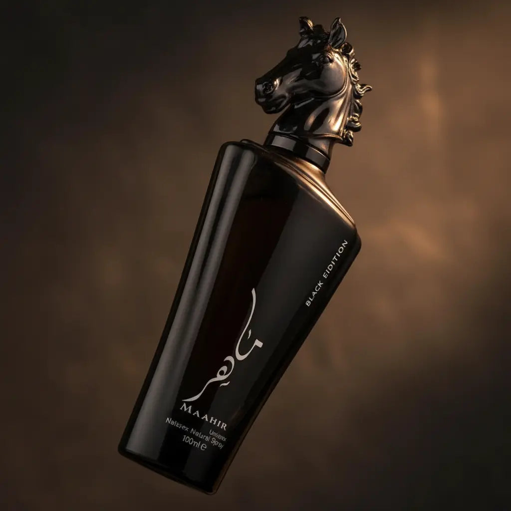 Maahir Black Edition Eau de Parfum Unissex - Lattafa