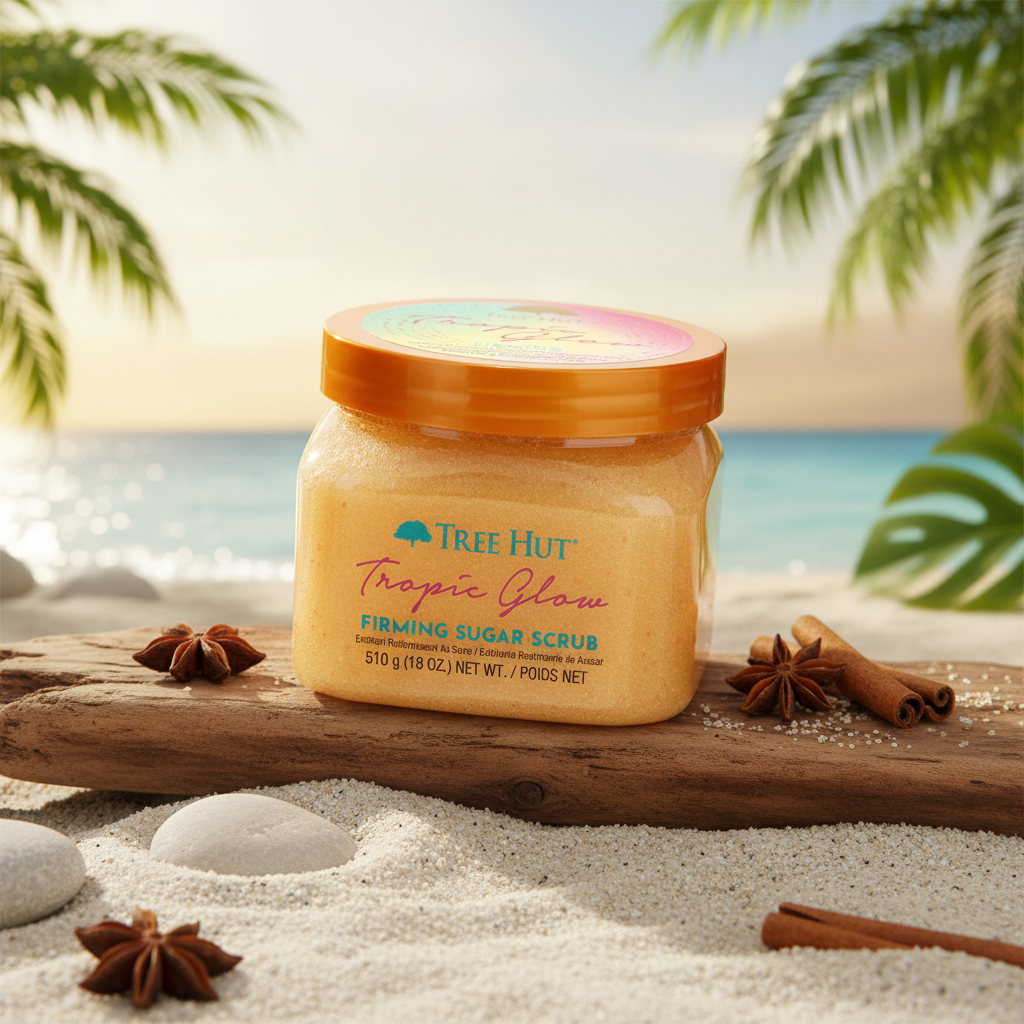 Tropic Glow Firming Sugar Scrub Esfoliante Corporal - Tree Hut