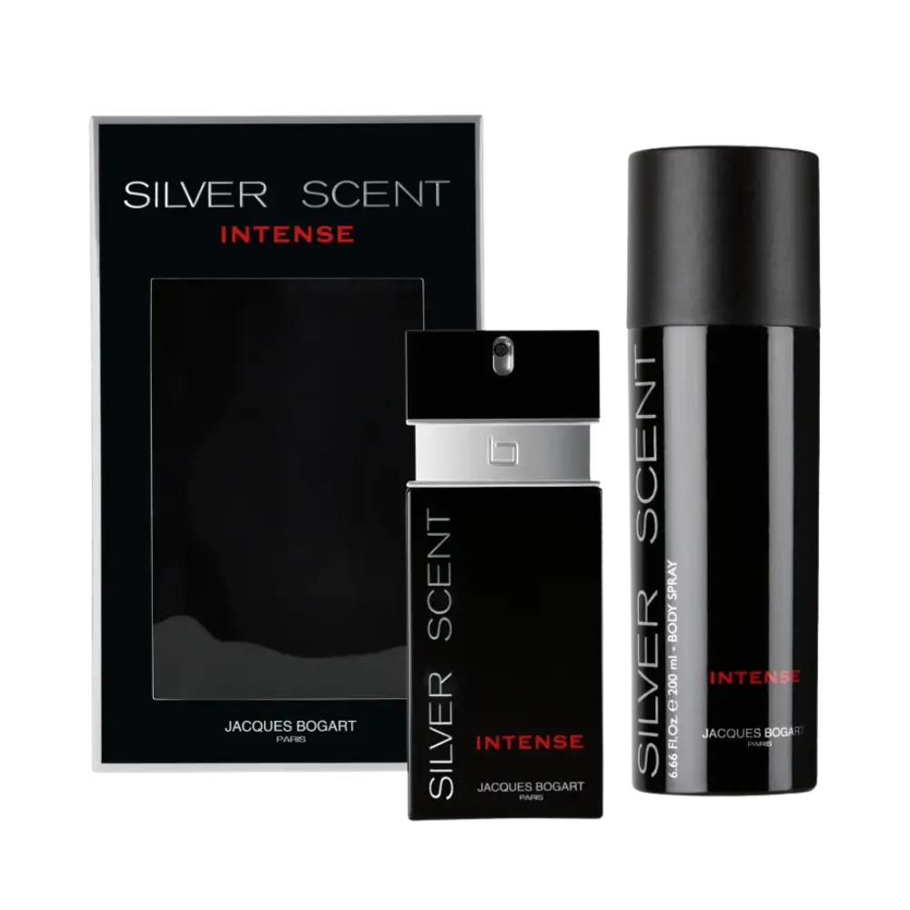 Kit Silver Scent Intense Eau de Toilette e Body Spray Masculino - Jacques Bogart