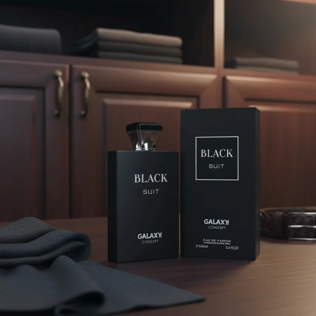 Black Suit Eau de Parfum Masculino - Galaxy Plus