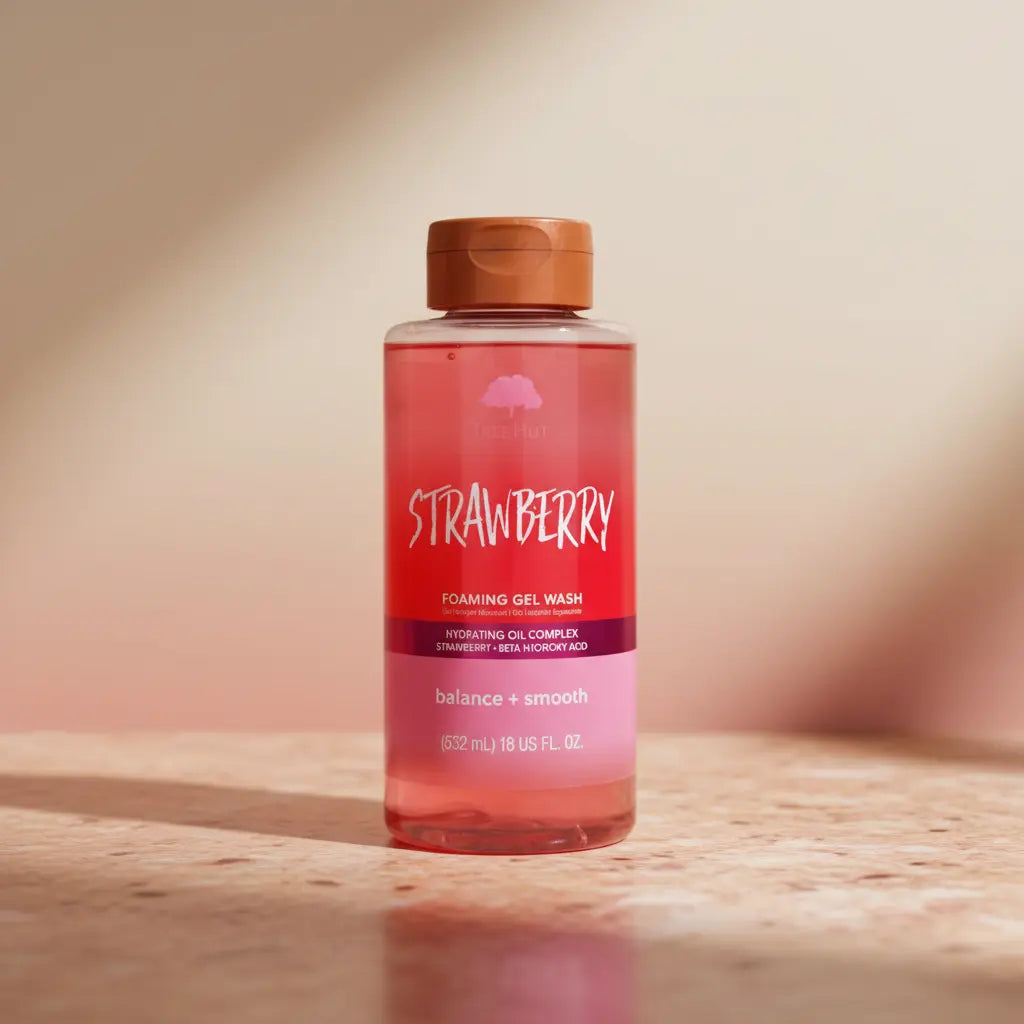 Tree Hut Strawberry Foaming Gel Body Wash - Tree Hut