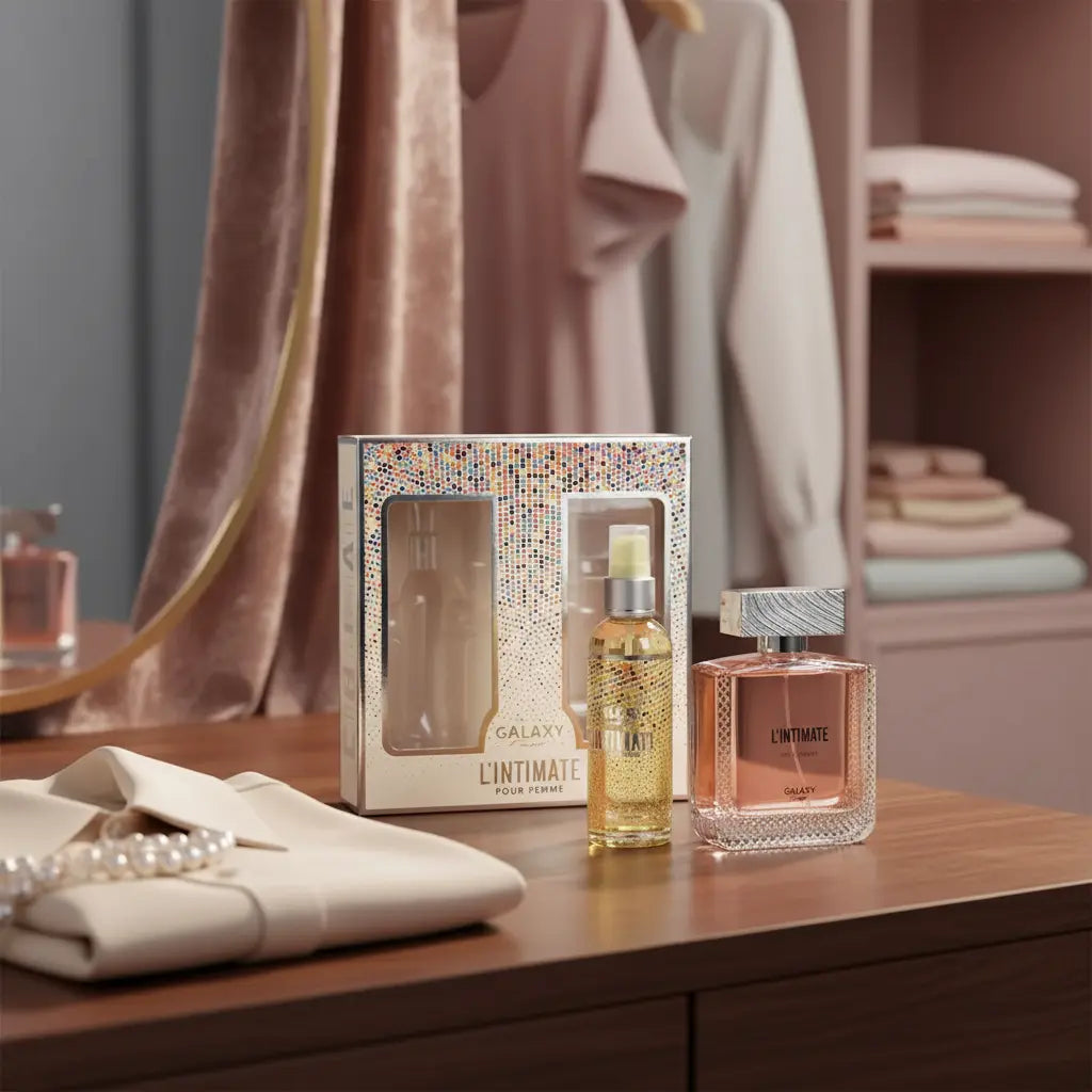 Kit L'Intimate Pour Femme Eau de Parfum + Body Mist Feminino - Galaxy Plus
