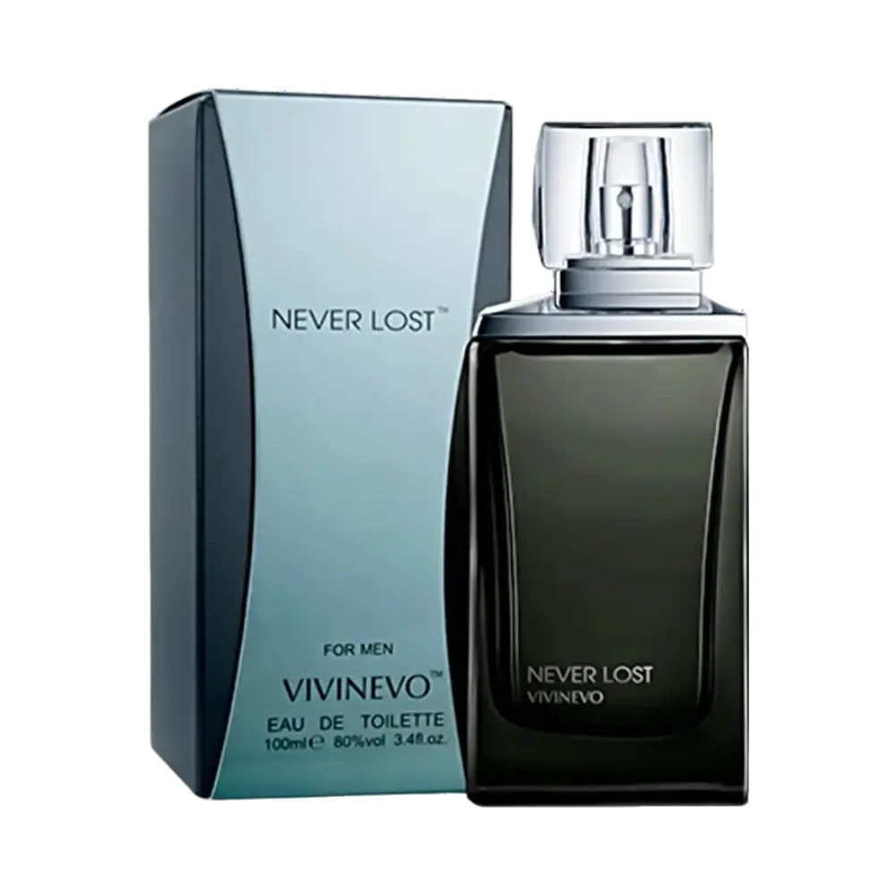 Never Lost Black For Men Eau de Toilette Masculino - Vivinevo