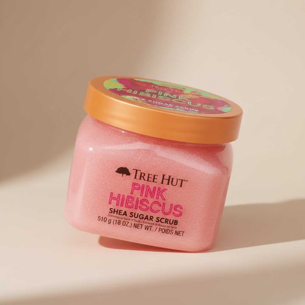 Pink Hibiscus Shea Sugar Scrub Esfoliante Corporal - Tree Hut
