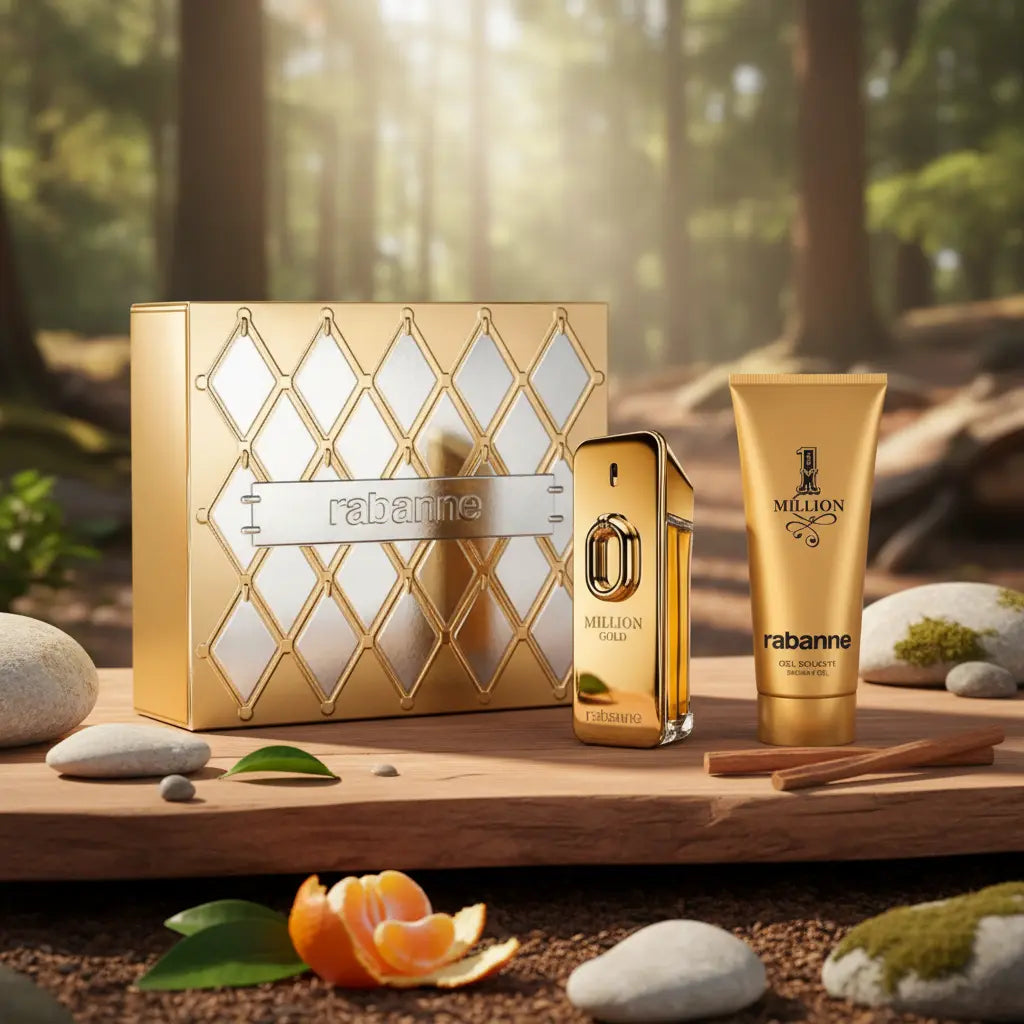 Kit 1 Million Gold Eau de Parfum Intense + Shower Gel Masculino - Rabanne
