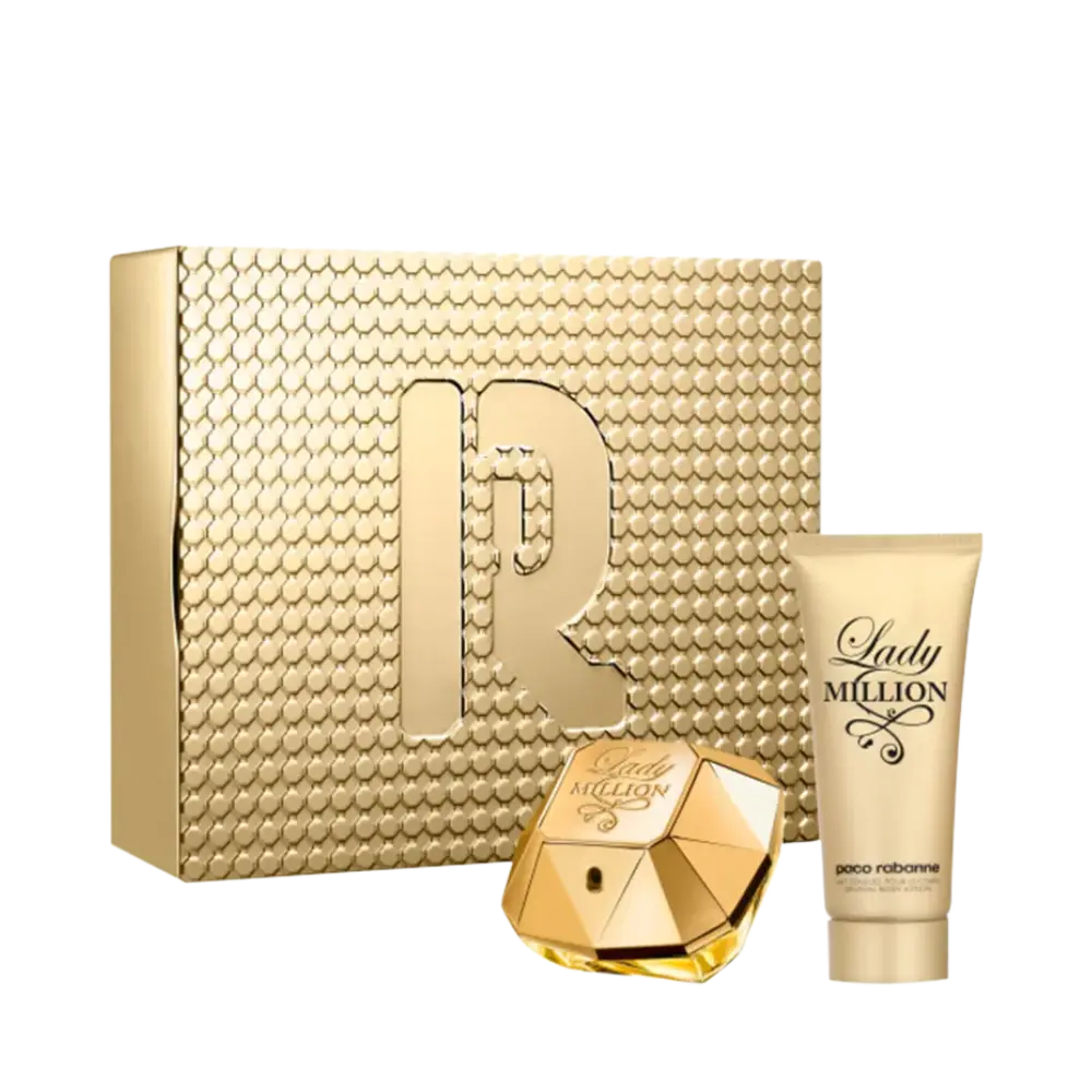 Kit Lady Million Eau de Parfum Feminino e Loção Corporal - Paco Rabanne