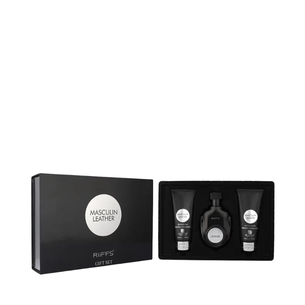 Kit Masculin Leather Eau de Parfum Masculino - RiiFFS