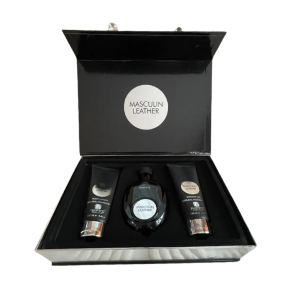 Kit Masculin Leather Eau de Parfum Masculino - RiiFFS