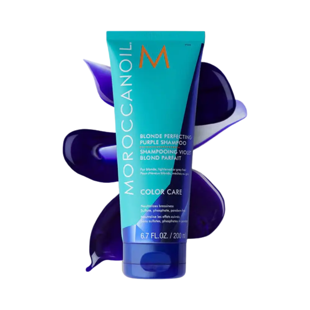 Blonde Perfecting Purple Shampoo 200ml - Moroccanoil