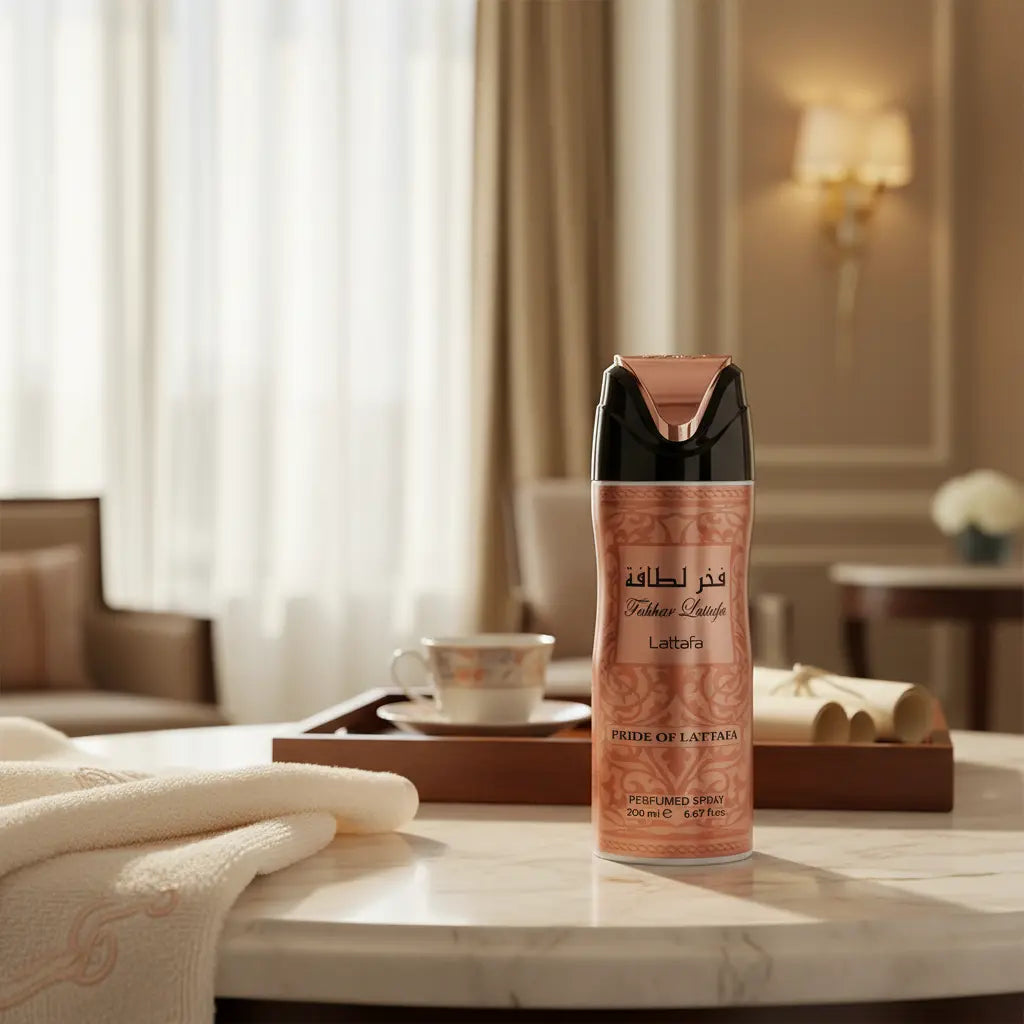 Lattafa Fakhar Rose Desodorante Spray Feminino - Lattafa