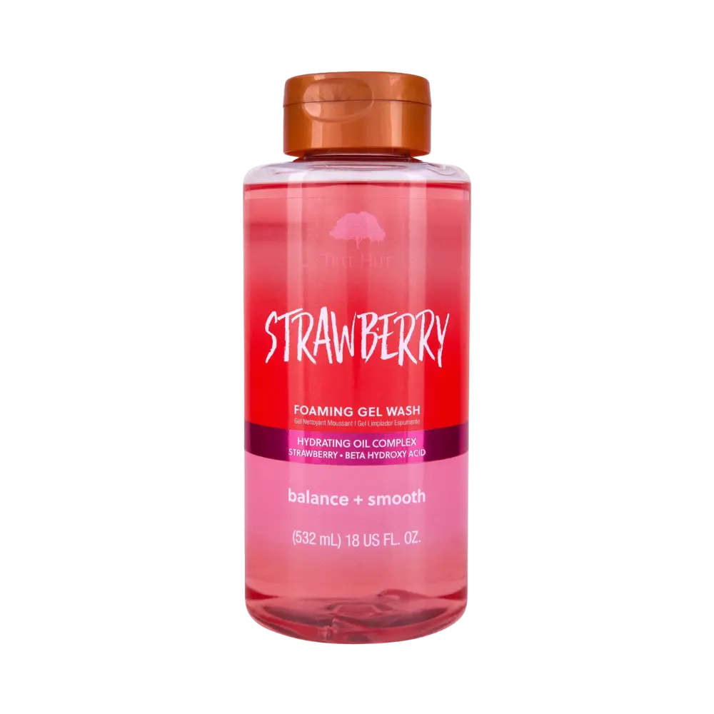 Tree Hut Strawberry Foaming Gel Body Wash - Tree Hut