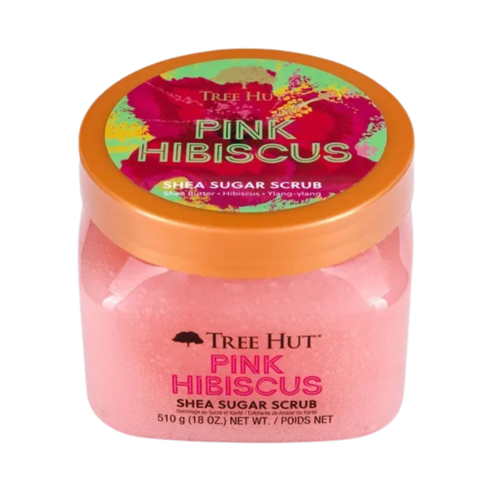 Pink Hibiscus Shea Sugar Scrub Esfoliante Corporal - Tree Hut