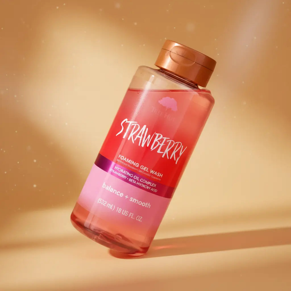 Tree Hut Strawberry Foaming Gel Body Wash - Tree Hut