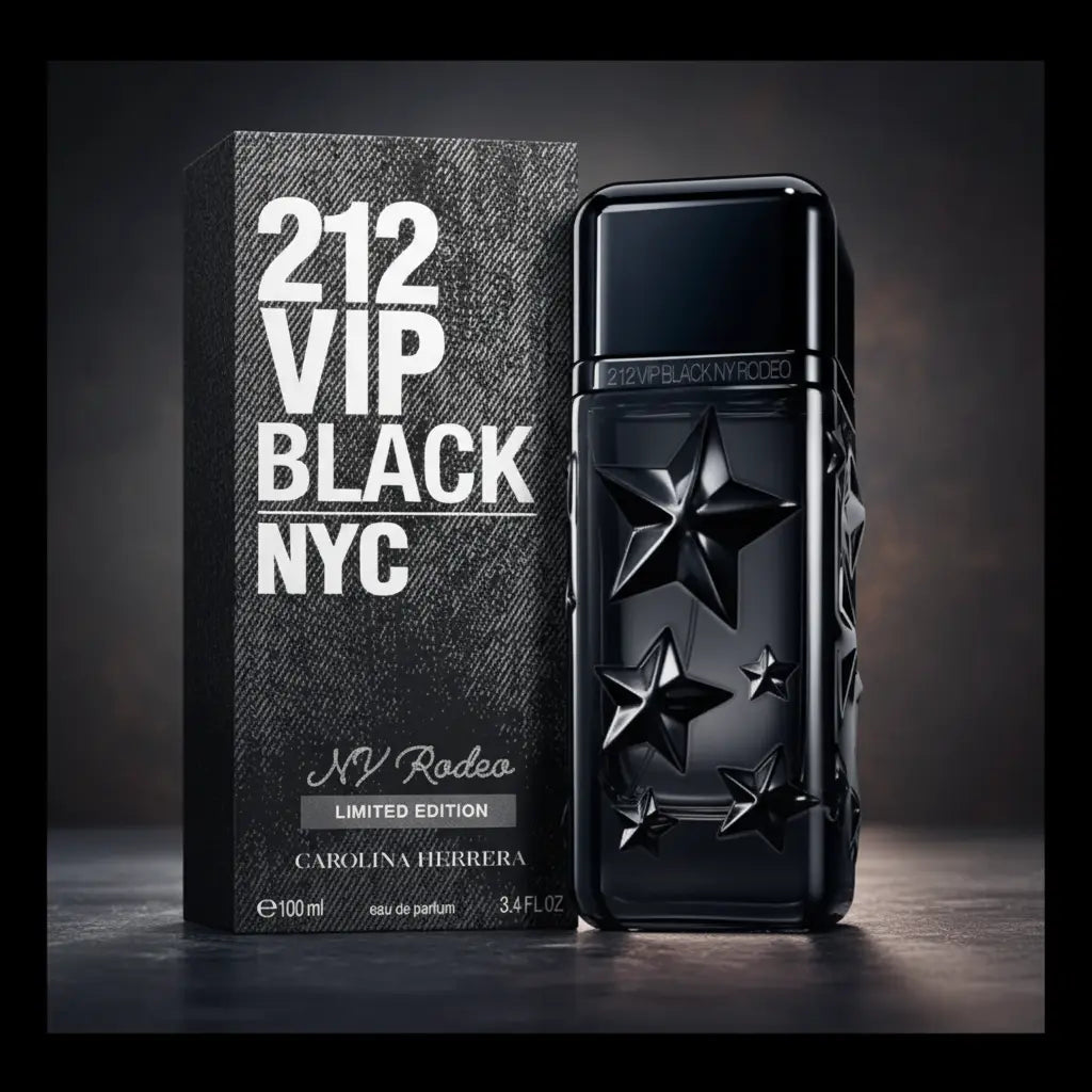 212 VIP Black NY Rodeo Limited Edition Eau de Parfum Masculino - Carolina Herrera