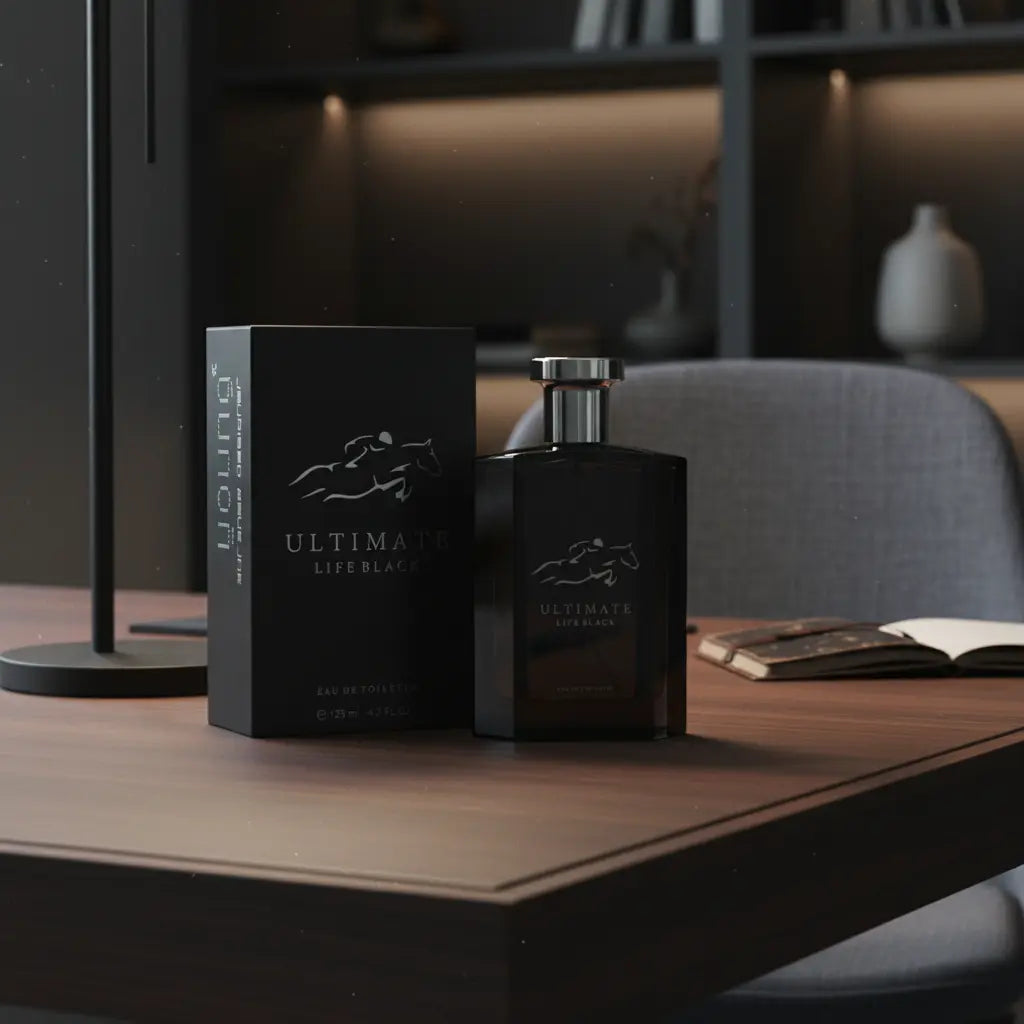 Ultimate Life Black Eau de Toilette Masculino - Linn Young