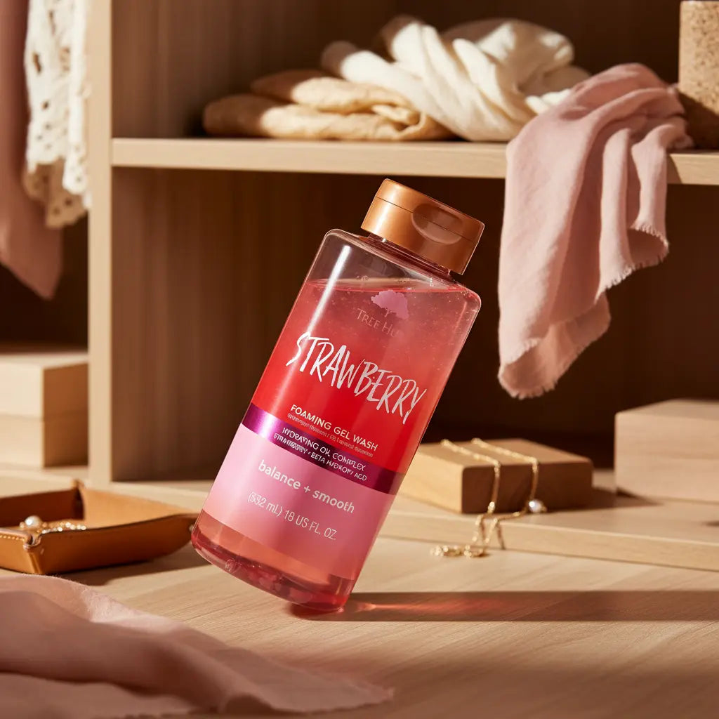 Tree Hut Strawberry Foaming Gel Body Wash - Tree Hut