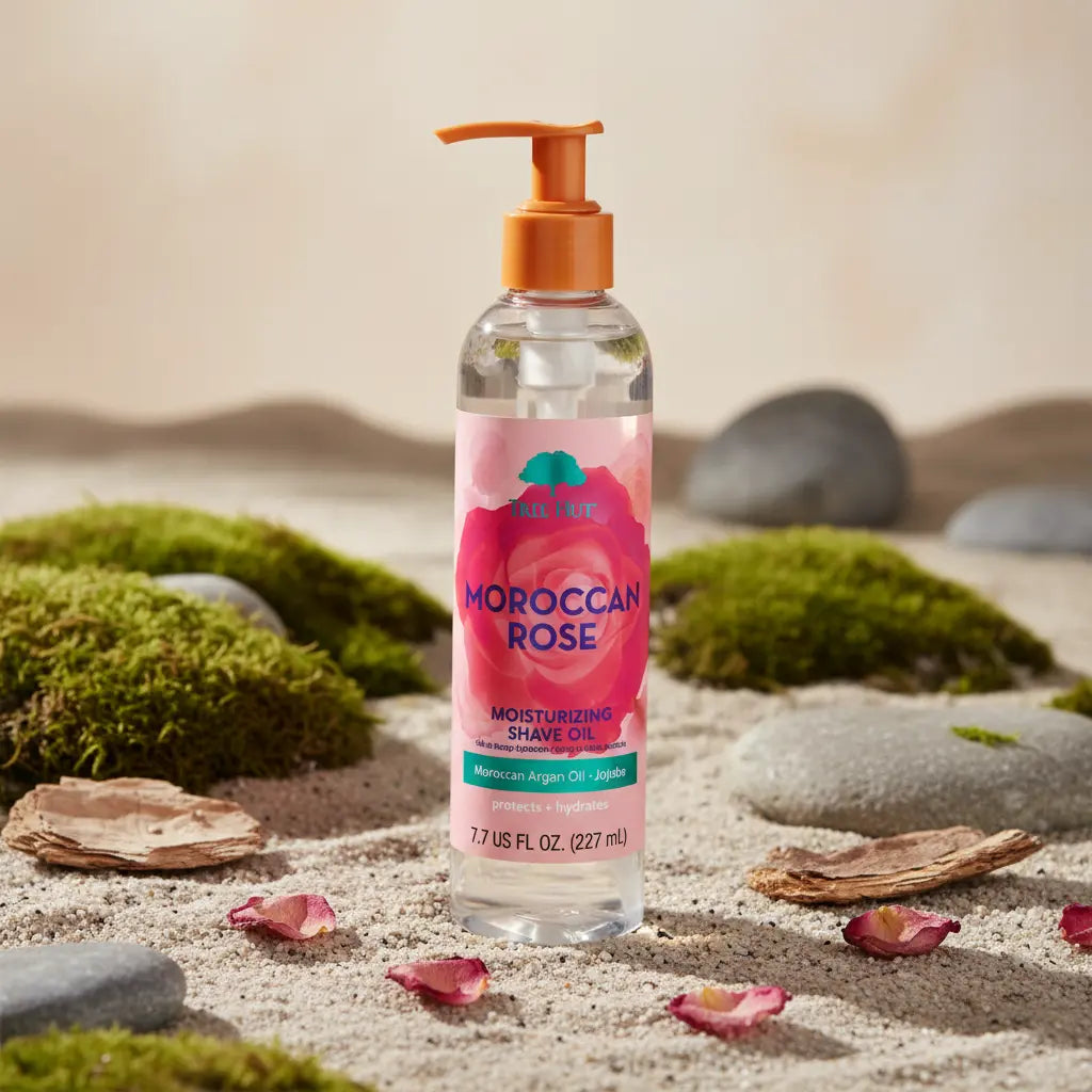 Moroccan Rose Moisturizing Shave Oil - Óleo para Depilação - Tree Hut