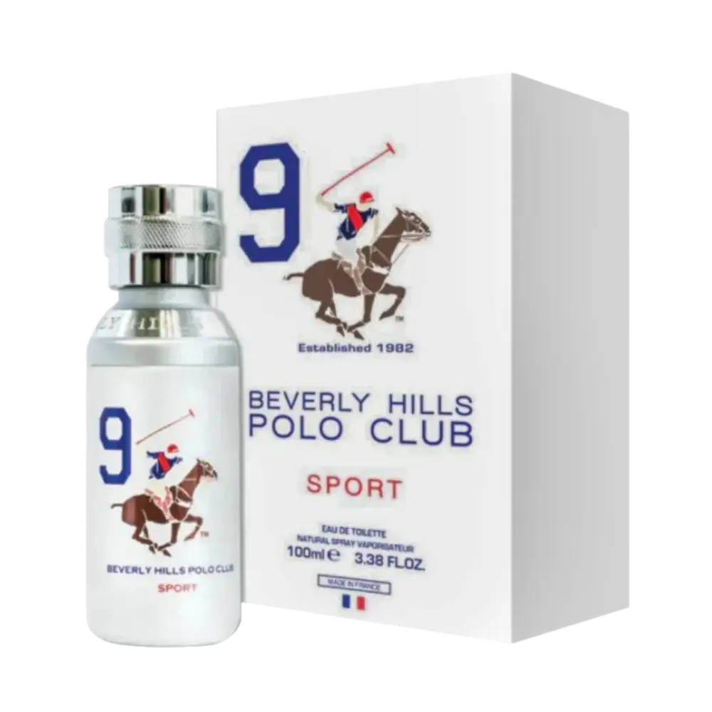 Beverly Hills Polo Club Sport No. 9 Eau de Toilette Masculino - Beverly Hills Polo Club