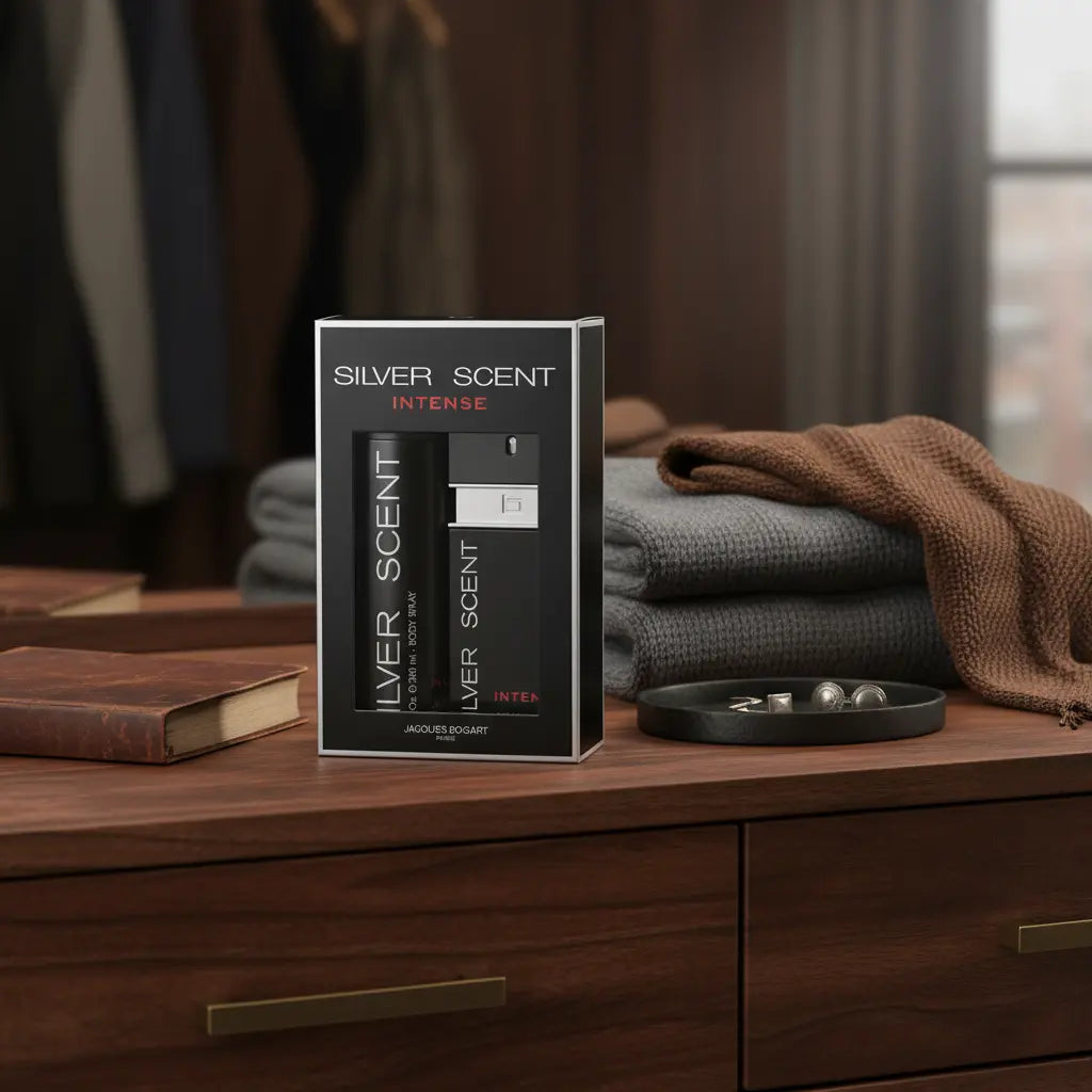 Kit Silver Scent Intense Eau de Toilette e Body Spray Masculino - Jacques Bogart