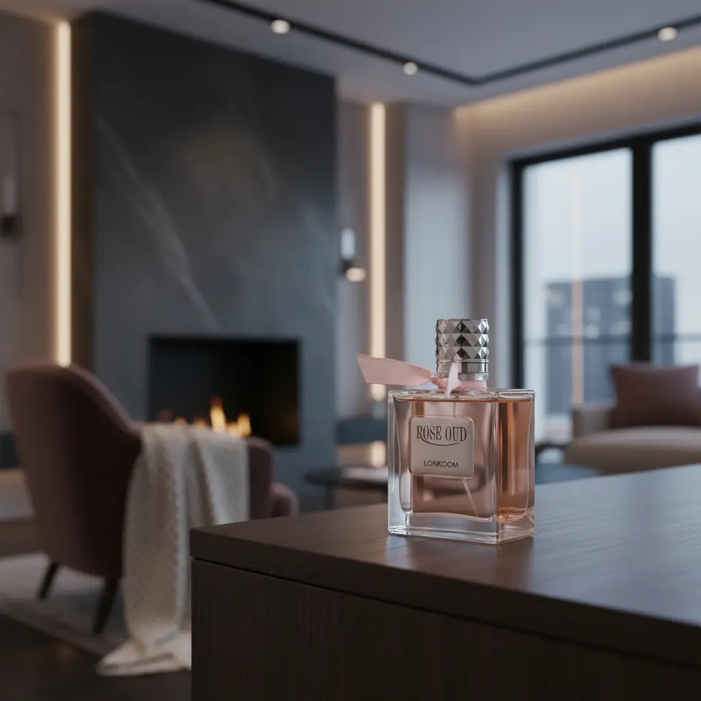Rose Oud Pour Femme Eau de Parfum Feminino - Lonkoom