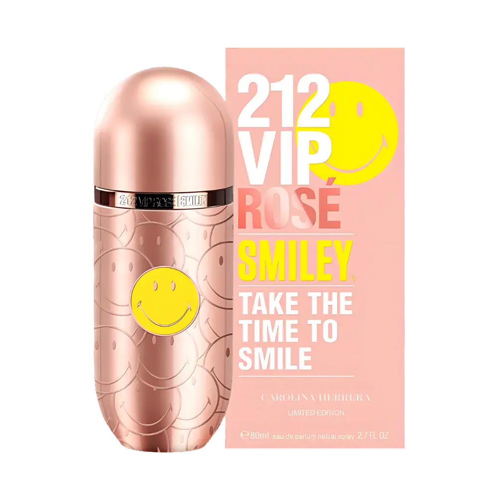 212 VIP Rosé Smiley Eau de Parfum Feminino - Carolina Herrera