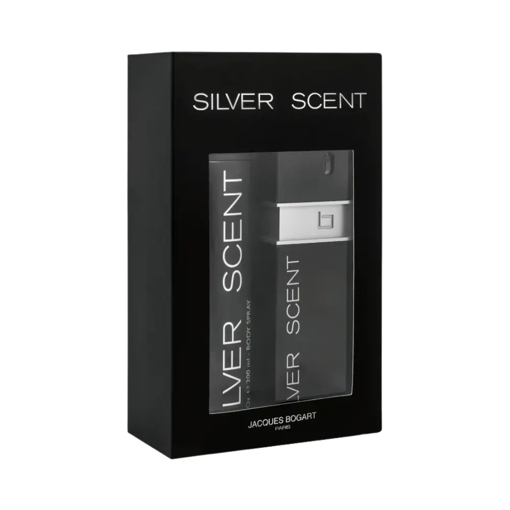 Kit Silver Scent Eau de Toilette e Body Spray Masculino - Jacques Bogart