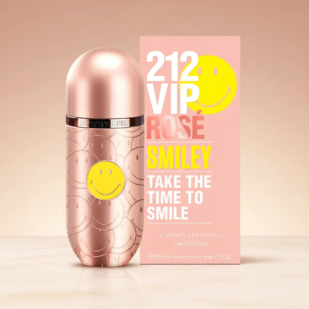 212 VIP Rosé Smiley Eau de Parfum Feminino - Carolina Herrera