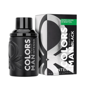 colors man black intenso - Colors Man Black Intenso Eau de Parfum Masculino - Benetton