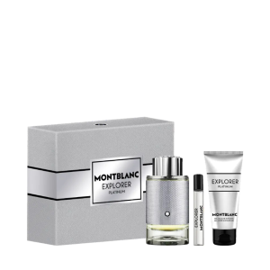 kit montblanc explorer platinum - Kit Montblanc Explorer Platinum Masculino (Eau de Parfum 100ml + Eau de Parfum 7,5ml + Shower Gel 100ml) – Montblanc
