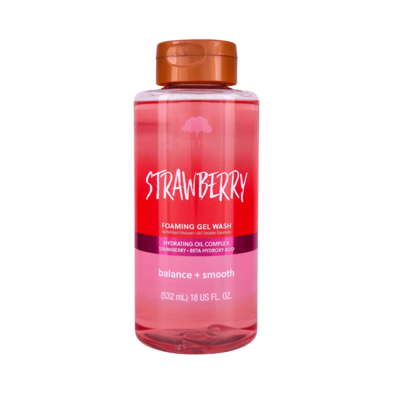 Tree Hut Strawberry Gel Wash - Tree Hut Strawberry Foaming Gel Wash – Sabonete Líquido – Tree Hut